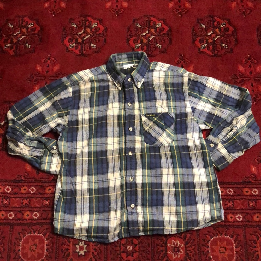 OSH KOSH THE GENUINE ARTICLE BOYS SHIRT SIZE 7